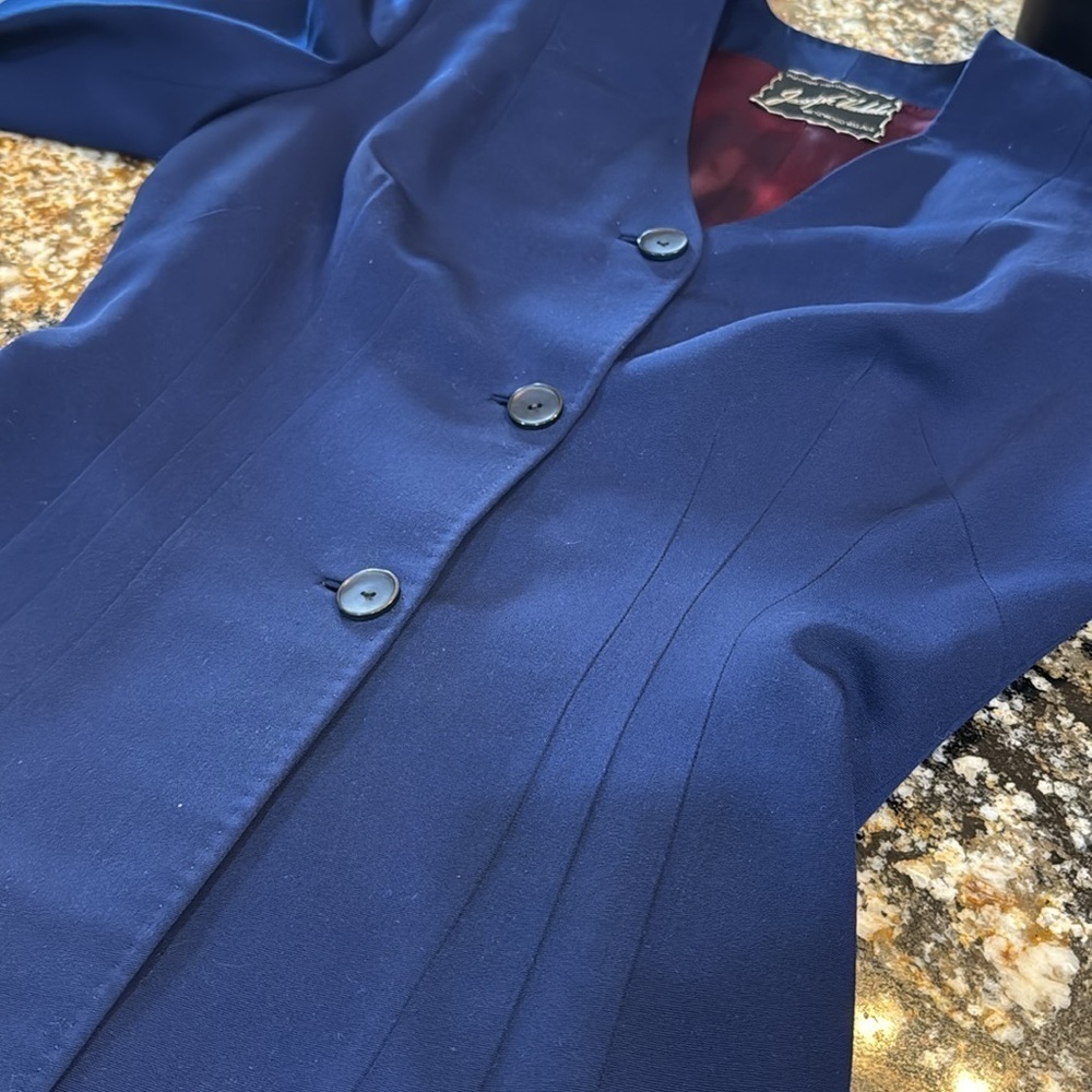 Vintage Joseph Vadala custom Blue Blazer - Picture 7 of 9